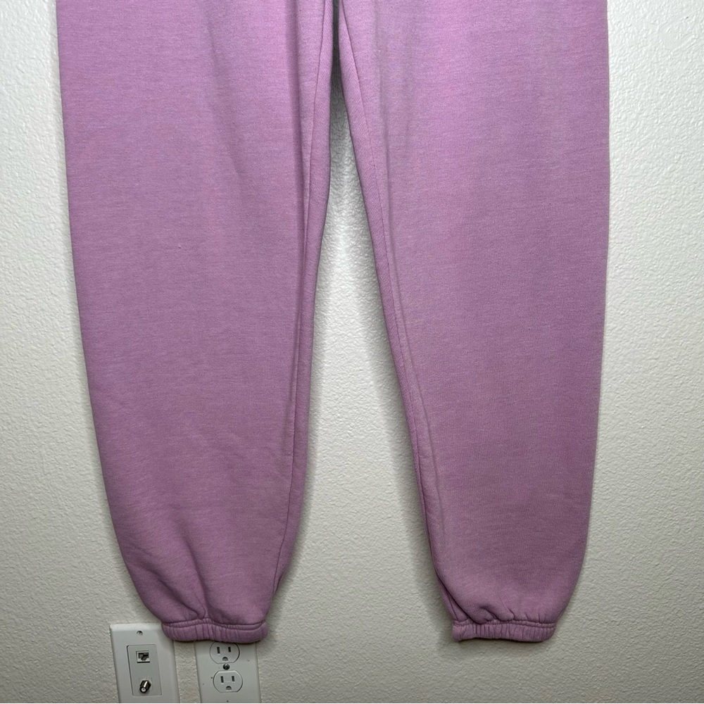 Aviator Nation Rainbow Heart Stitch Sweatpants Mauve large - Picture 9 of 15